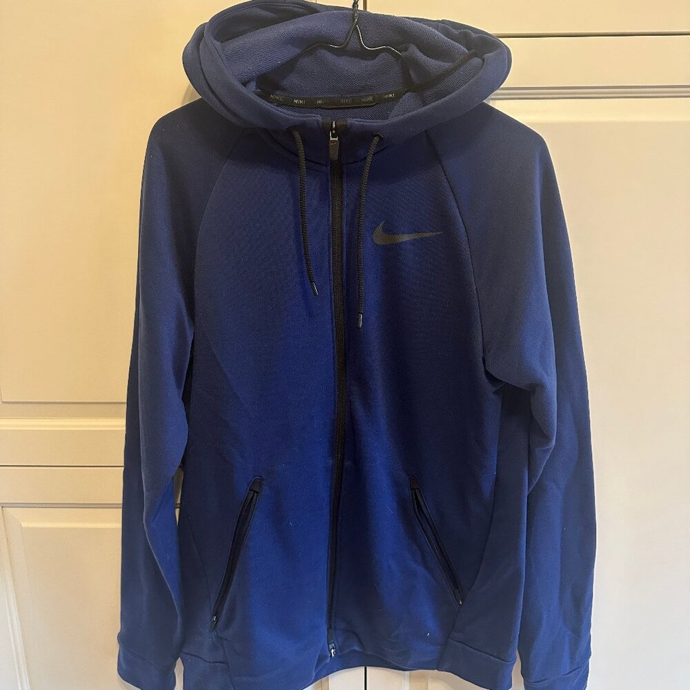 Nike Dri Fit Zip Up Hoodie (NAVY)